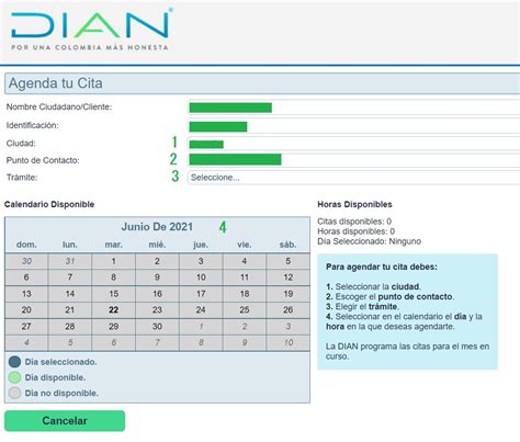 solicitar cita dian|Agendamiento Web V3.0.2.0